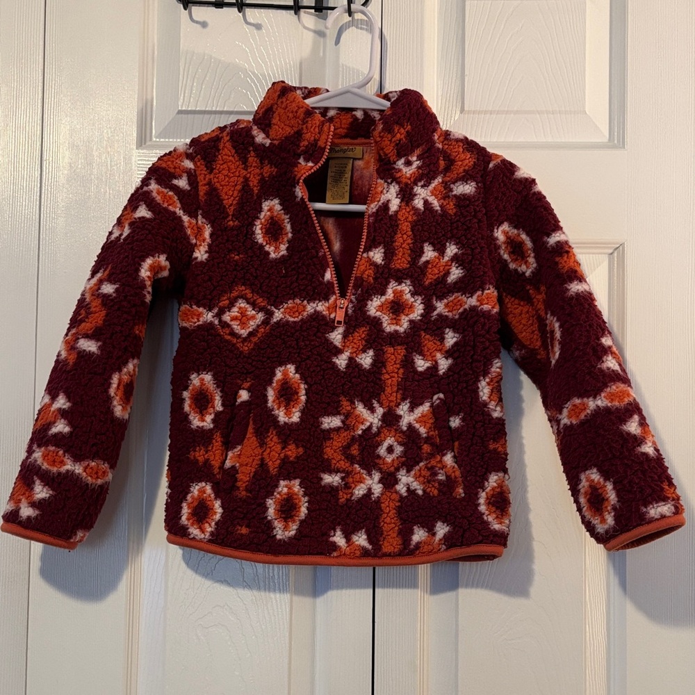 Wrangler Sherpa fleece girls kids size small fits a 6-7